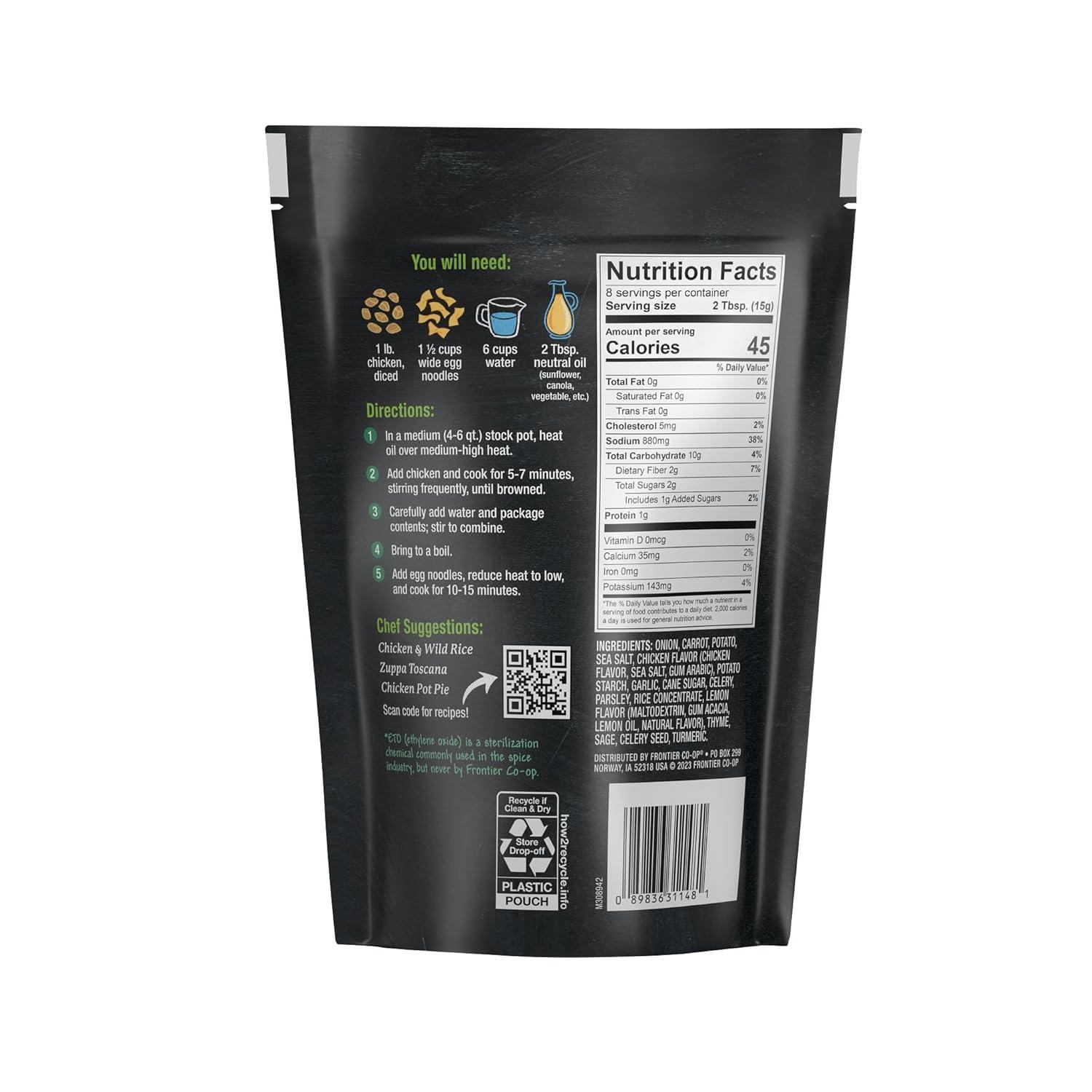 image:imageFrontier Coop Broccoli Cheddar Soup Mix 16 Oz Bulk BagNoodle Soup Mix