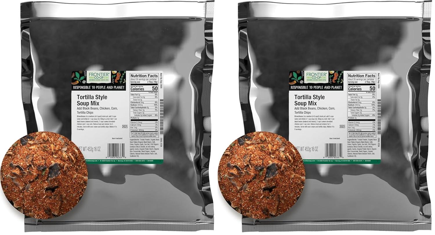 image:imageFrontier Coop Broccoli Cheddar Soup Mix 16 Oz Bulk BagTortilla Style Soup Mix