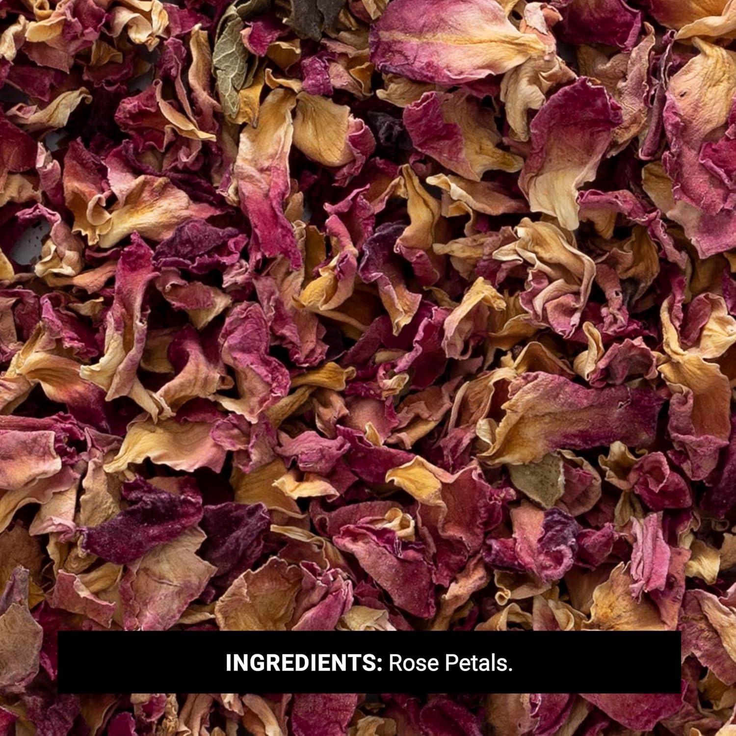 image:imageFrontier Coop Dried Red Rose Petals 8 oz Bulk Bag For Culinary Use Herbal Tea and Crafts