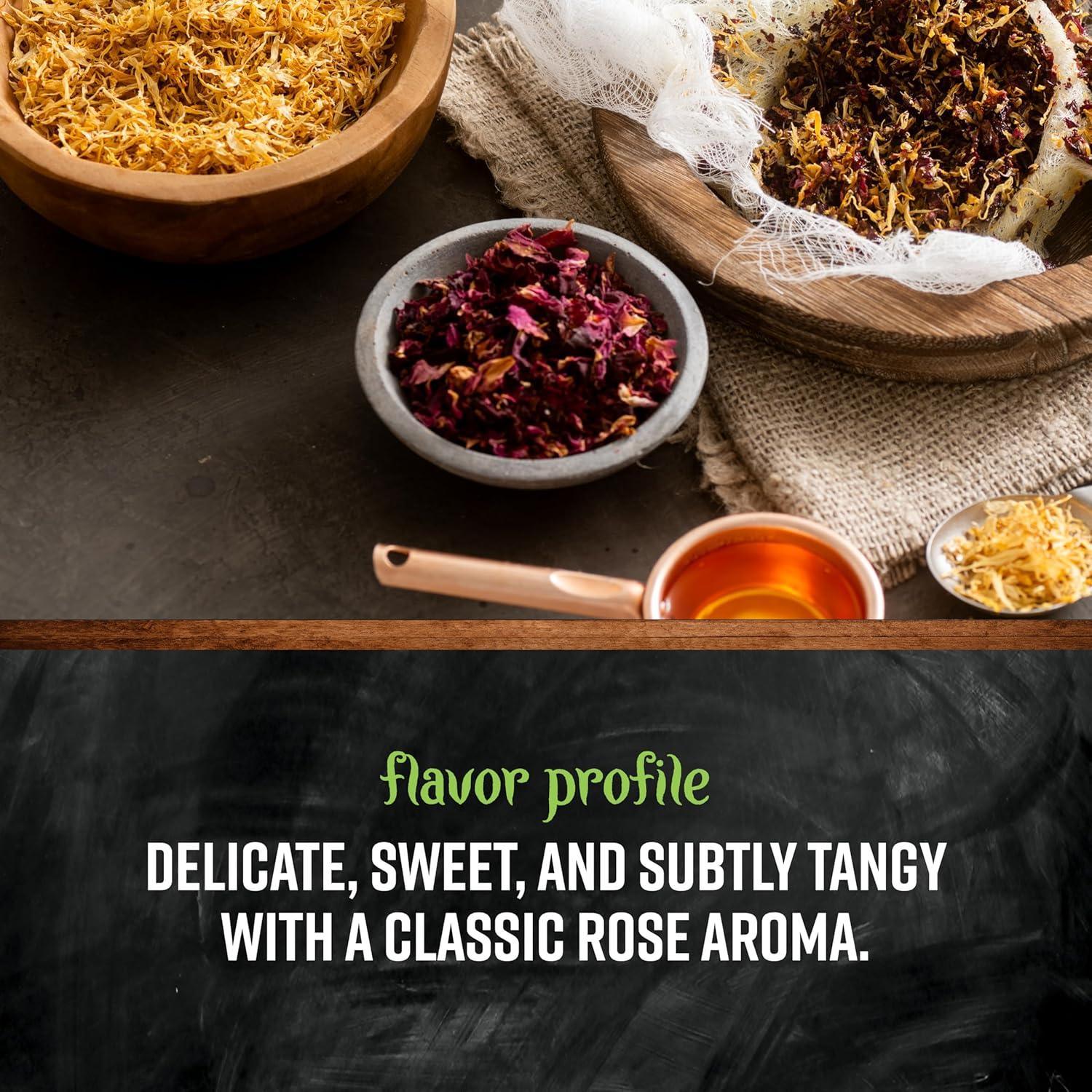 image:imageFrontier Coop Dried Red Rose Petals 8 oz Bulk Bag For Culinary Use Herbal Tea and Crafts