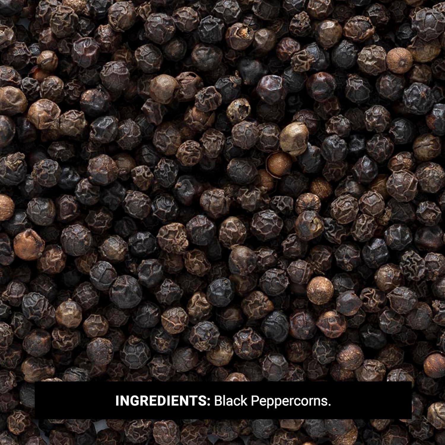 image:imageFrontier Coop Exotic Peppercorn Blend Grinder 169 oz Gourmet Cubeb Grains of Paradise and Black and Pink Peppercorn MedleyBlack Peppercorn