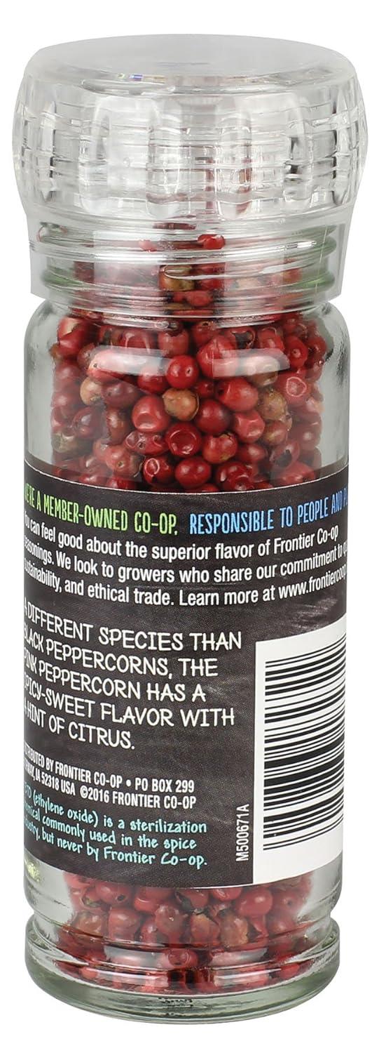 image:imageFrontier Coop Exotic Peppercorn Blend Grinder 169 oz Gourmet Cubeb Grains of Paradise and Black and Pink Peppercorn MedleyPink Peppercorn Grinder