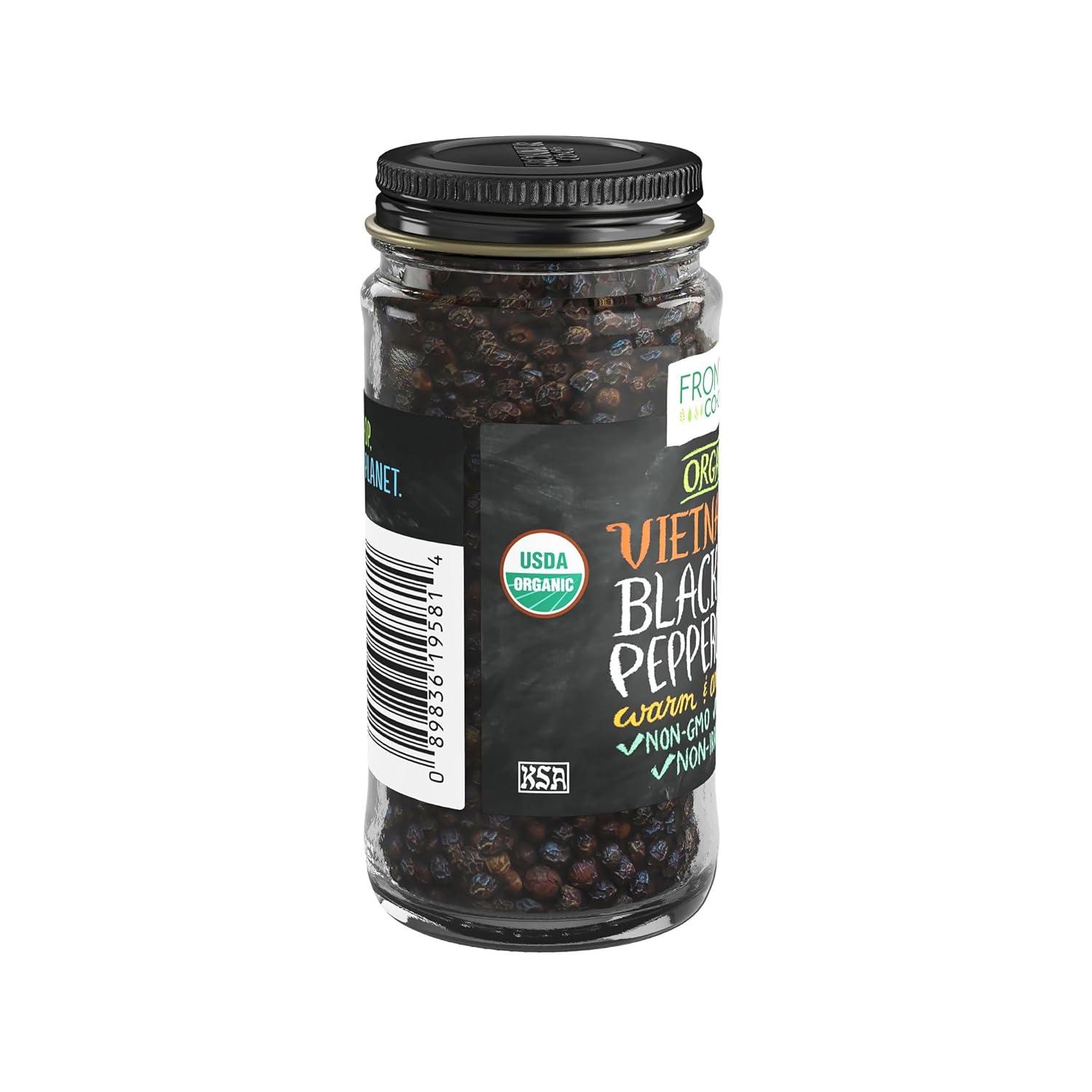 image:imageFrontier Coop Exotic Peppercorn Blend Grinder 169 oz Gourmet Cubeb Grains of Paradise and Black and Pink Peppercorn MedleyVietnamese Black Peppercorn