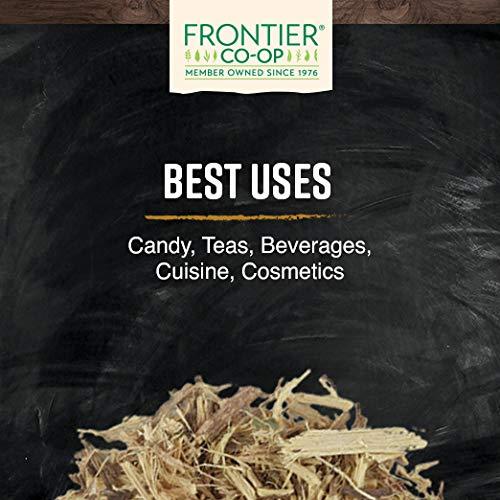 image:imageFrontier Coop Licorice Root Cut and Sifted Certified Organic Kosher 1 lb Bulk Bag Glycyrrhiza species