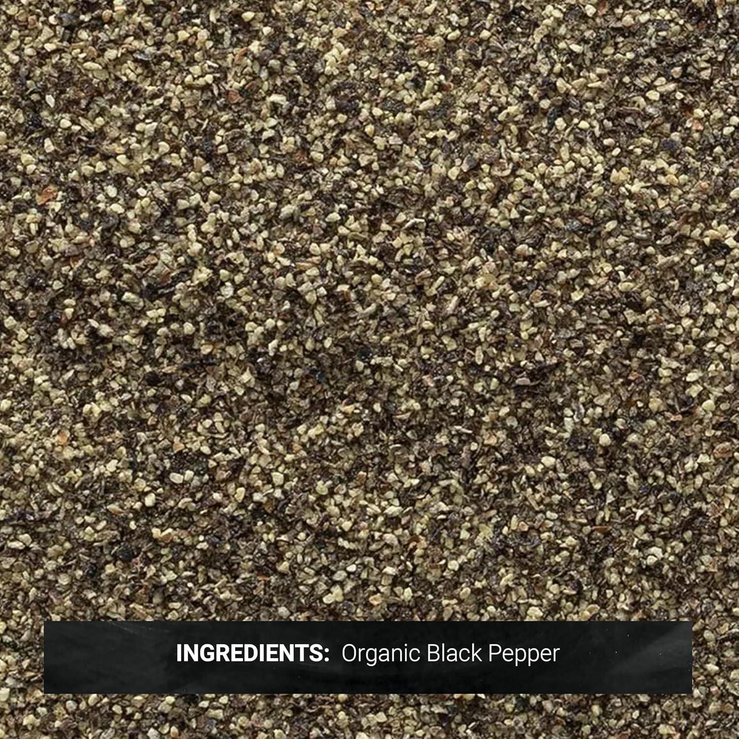 image:imageFrontier Coop Medium Ground Black Pepper 1pound Bulk Bag Fullbodied Flavor and Aroma KosherBlack Pepper Medium Grind Organic