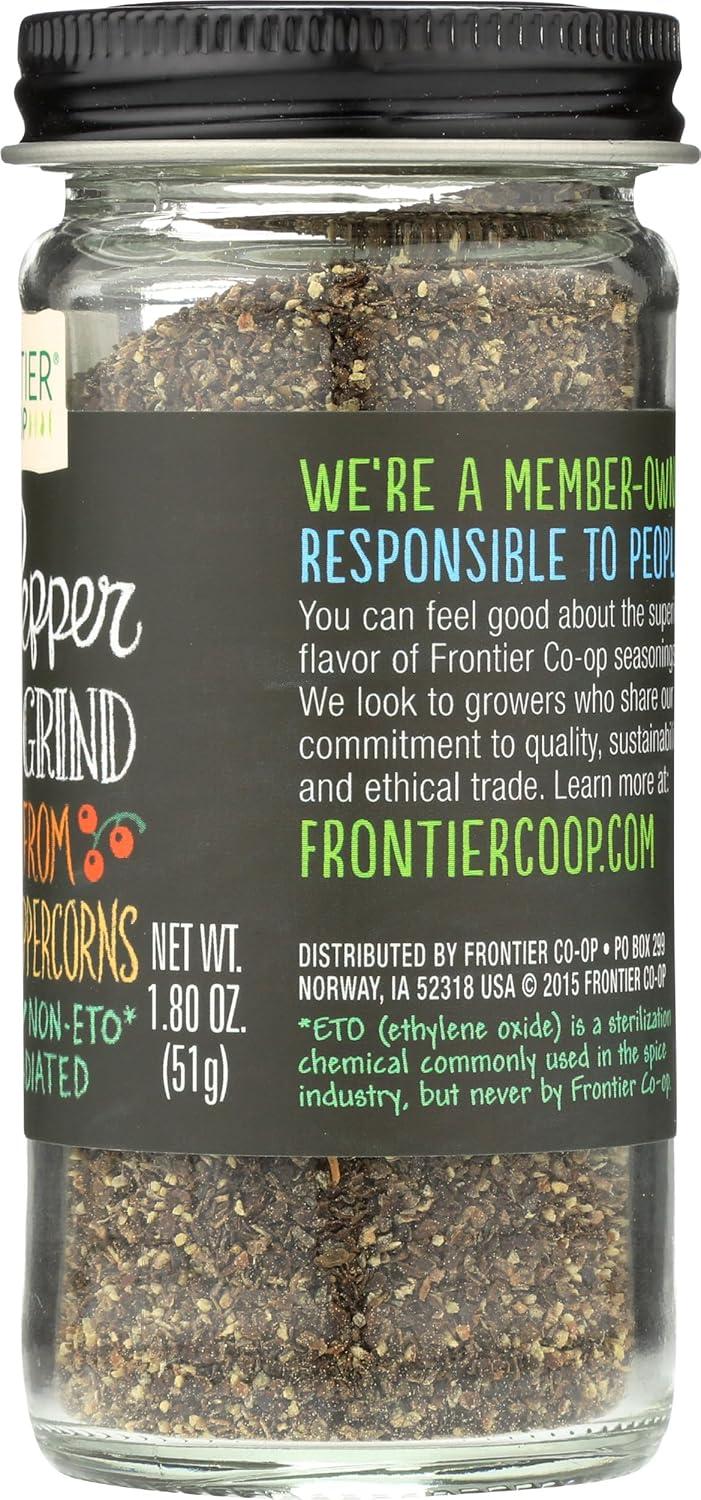 image:imageFrontier Coop Medium Ground Black Pepper 1pound Bulk Bag Fullbodied Flavor and Aroma KosherMedium Ground Black Pepper