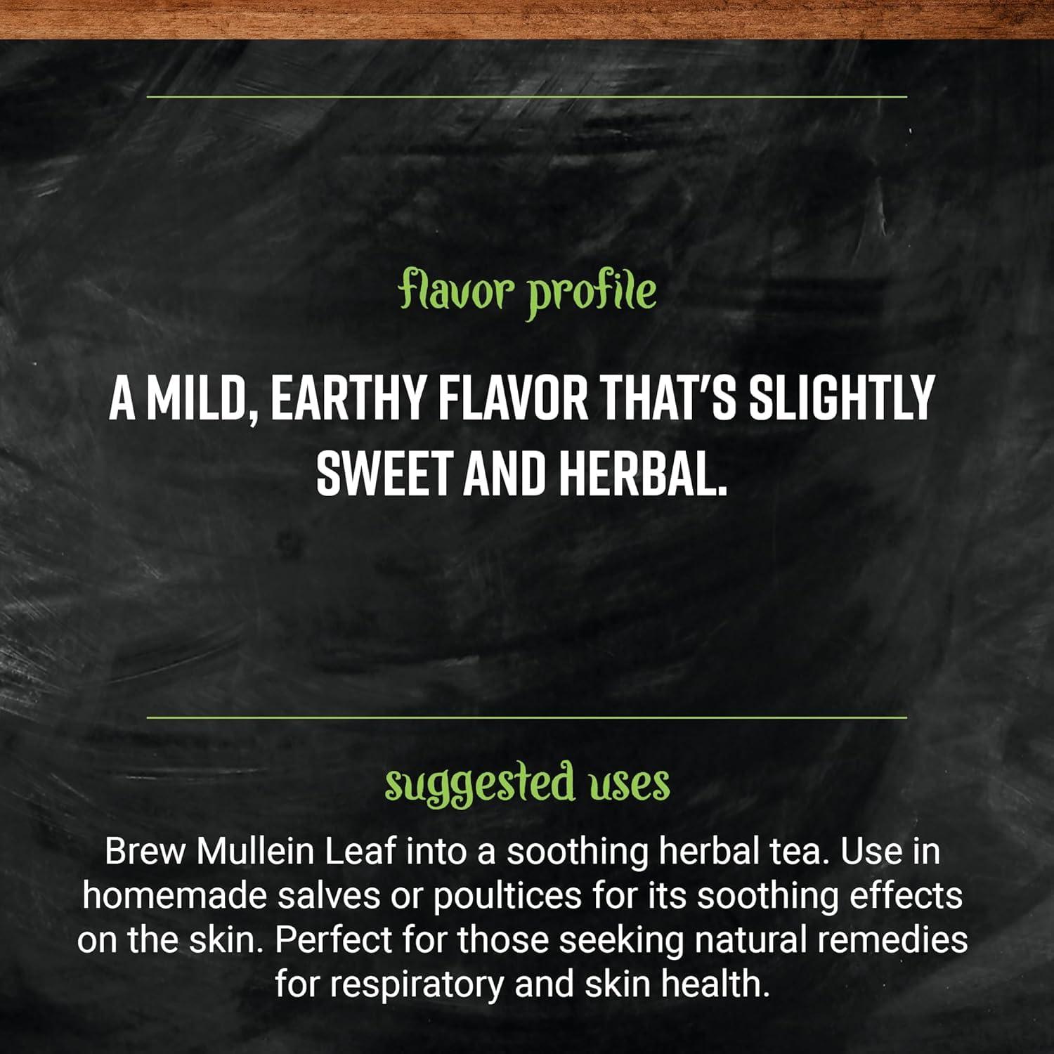 image:imageFrontier Coop Mullein Leaf Cut and Sifted Dried Mullein Leaves Ideal for Loose Leaf Tea Tea Bags Gummies Extract Capsules Kosher 16 Ounce Pack of 116 Ounce Pack of 1