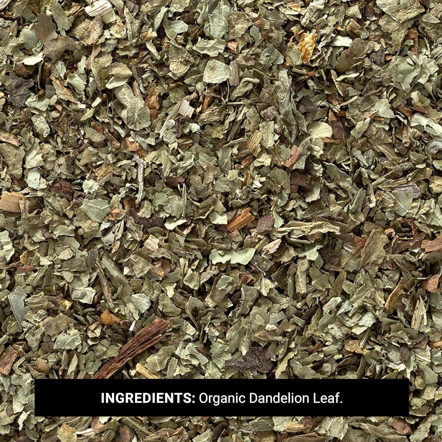 image:imageFrontier Coop Organic Dandelion Leaf Cut and Sifted Dried for Loose Tea CaffeineFree Coffee Alternative or Powder Supplement Capsules Kosher 16 Ounce Pack of 1