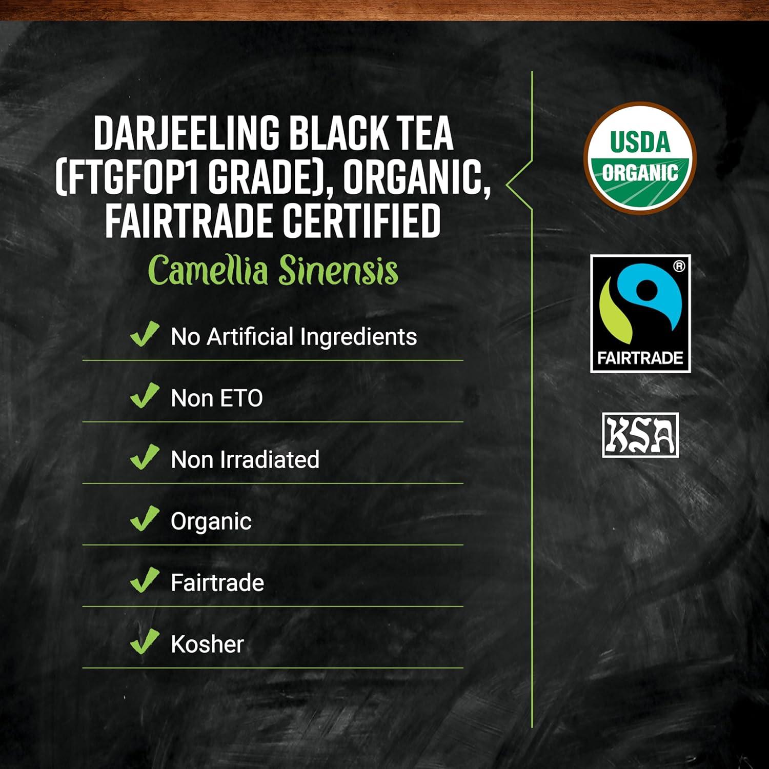 image:imageFrontier Coop Organic Darjeeling Black Tea 1pound Bulk Bag Highest Grade Orange Pekoe Leaves Kosher Fair TradeDarjeeling Black Tea Organic