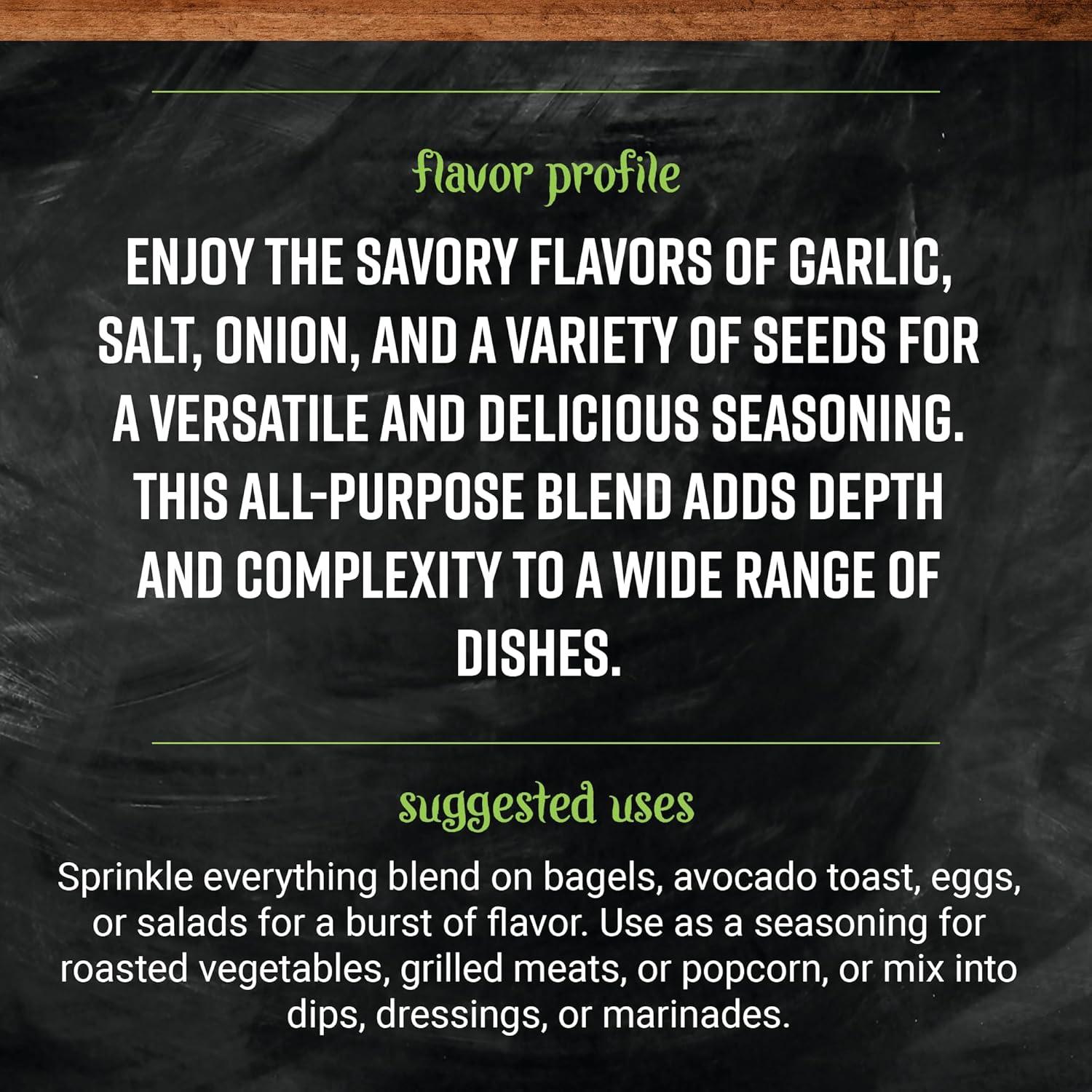 image:imageFrontier Coop Organic Everything Blend Seasoning 16 Oz Bulk Bag For Everything Bagels Eggs and Salads