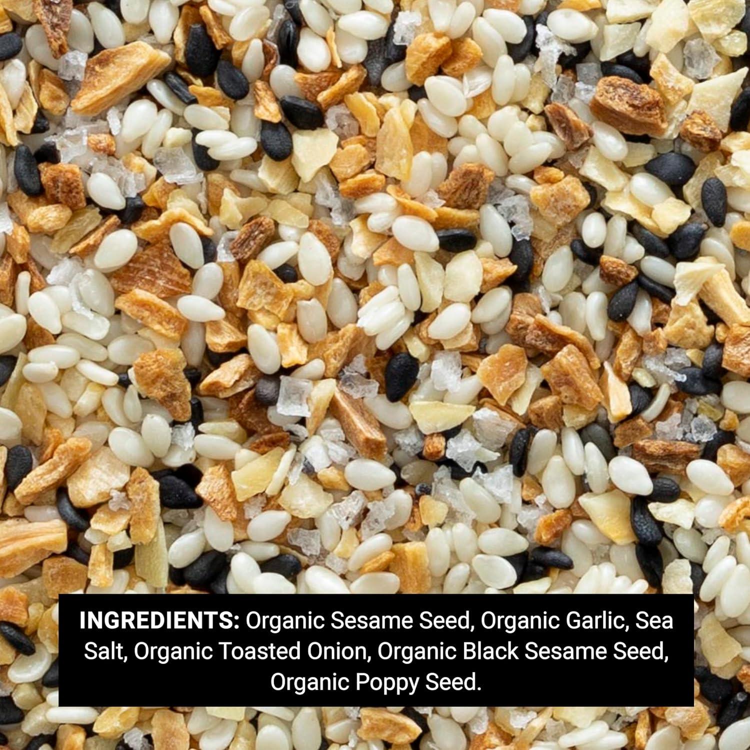 image:imageFrontier Coop Organic Everything Blend Seasoning 16 Oz Bulk Bag For Everything Bagels Eggs and Salads
