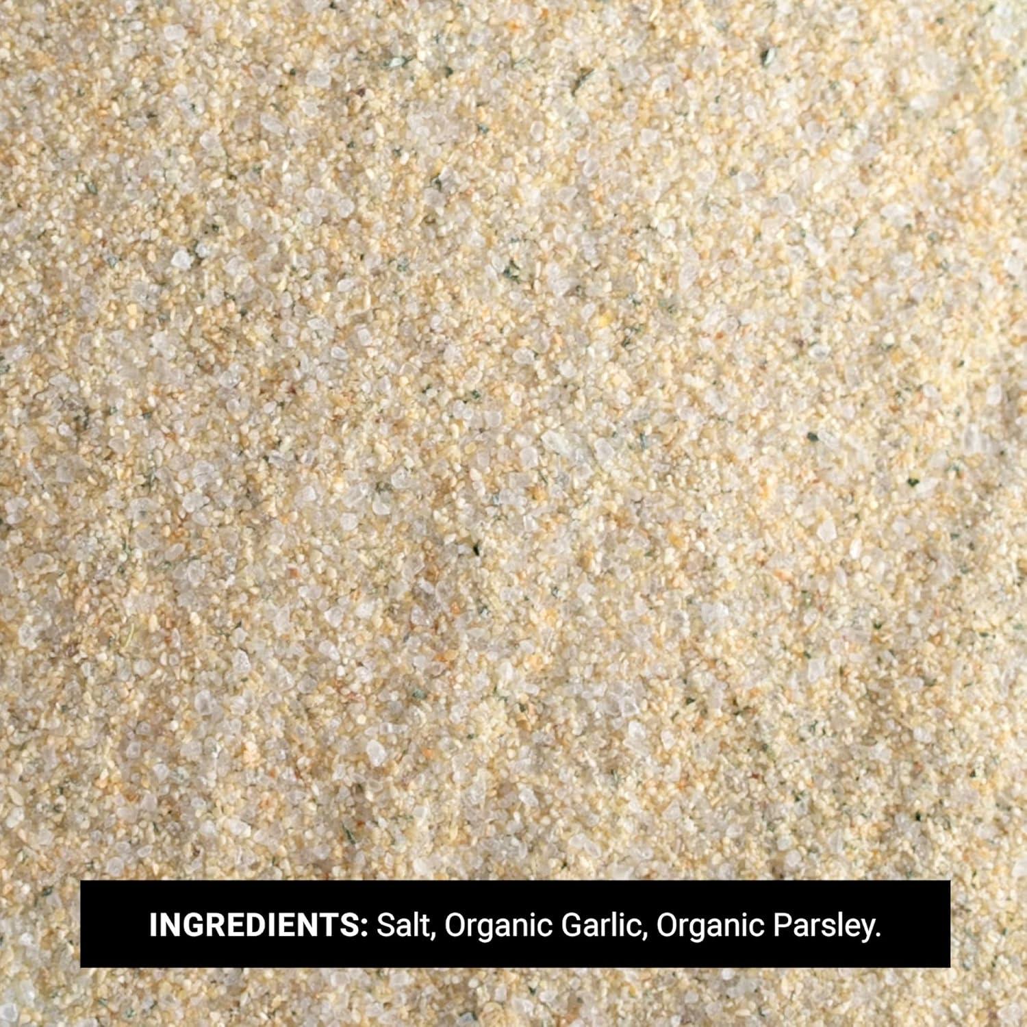 image:imageFrontier Coop Organic Garlic Salt with Parsley 1lb Bulk Bag Coarse Grind Natural Garlic Salt Seasoning for Meat Vegetables Soups amp More Kosher