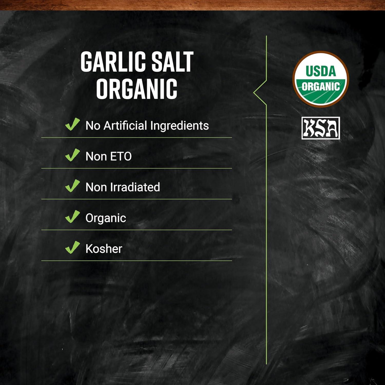 image:imageFrontier Coop Organic Garlic Salt with Parsley 1lb Bulk Bag Coarse Grind Natural Garlic Salt Seasoning for Meat Vegetables Soups amp More Kosher