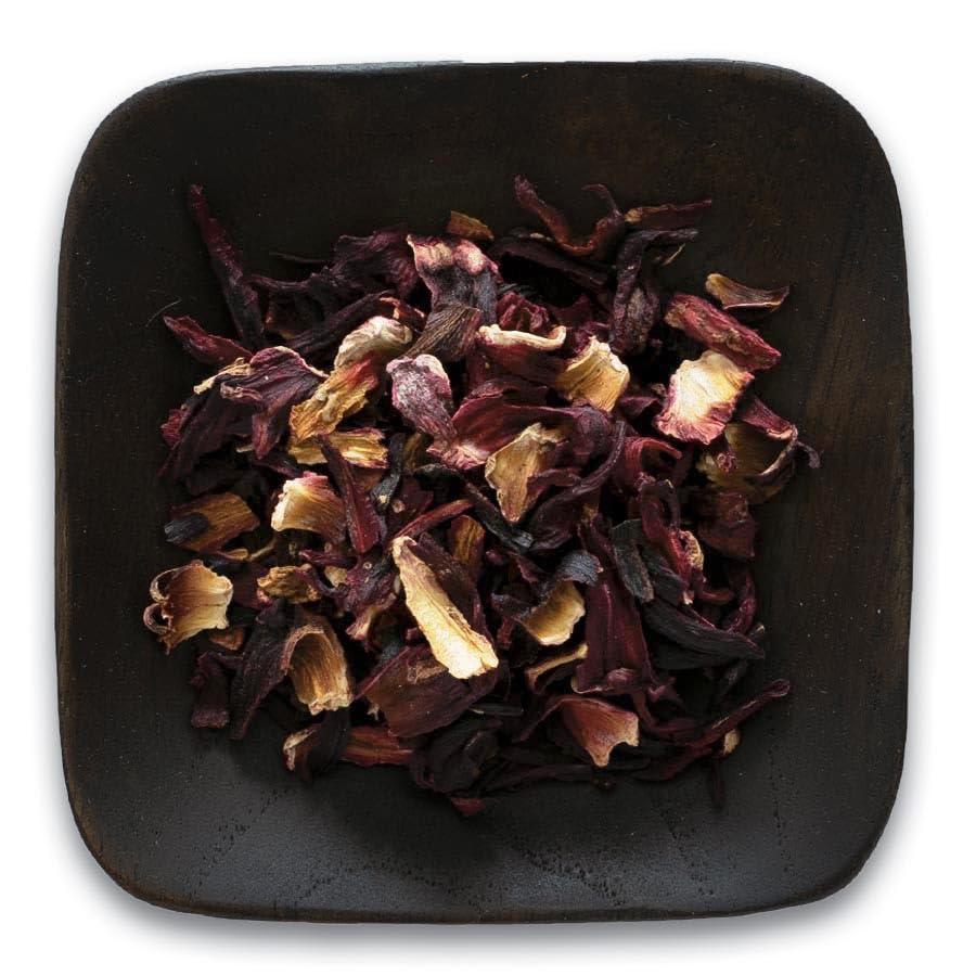 image:imageFrontier Coop Organic Hibiscus Flowers 16 Ounce Sun Dried Bright Red Color Fruity Flavor Non Irradiated Non ETO Kosher