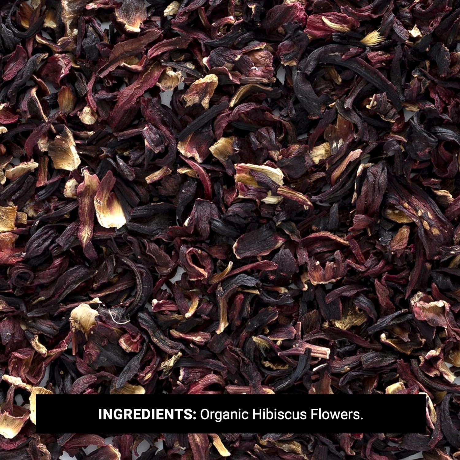 image:imageFrontier Coop Organic Hibiscus Flowers 16 Ounce Sun Dried Bright Red Color Fruity Flavor Non Irradiated Non ETO Kosher