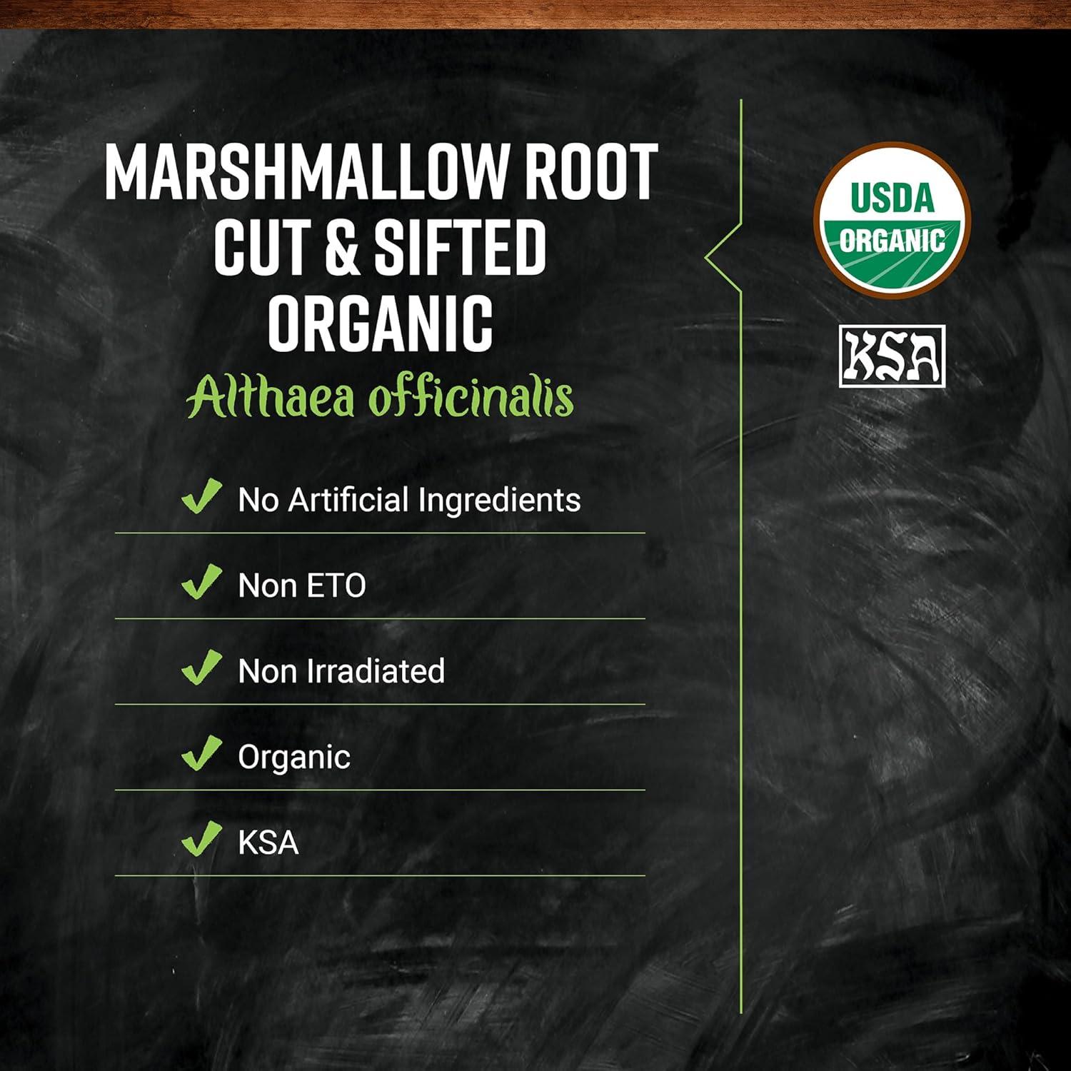 image:imageFrontier Coop Organic Marshmallow Root Herb Cut and Sifted For Marshmallow Root Tea Powder Capsules and More Kosher 16 Ounce Pack of 1