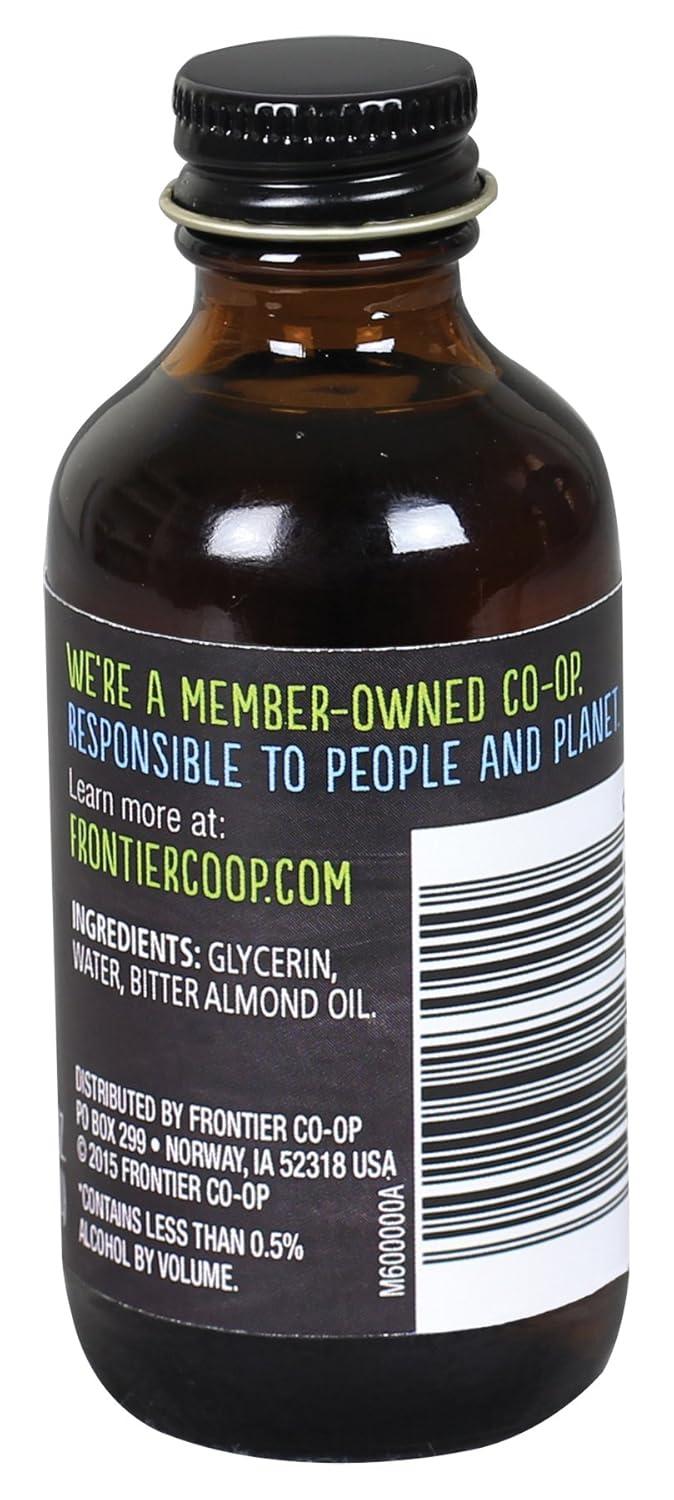 image:imageFrontier Coop Organic Peppermint Flavor 2 Ounce Glass Jar NonAlcoholic Great for Baking Coffee and MoreAlmond Flavor