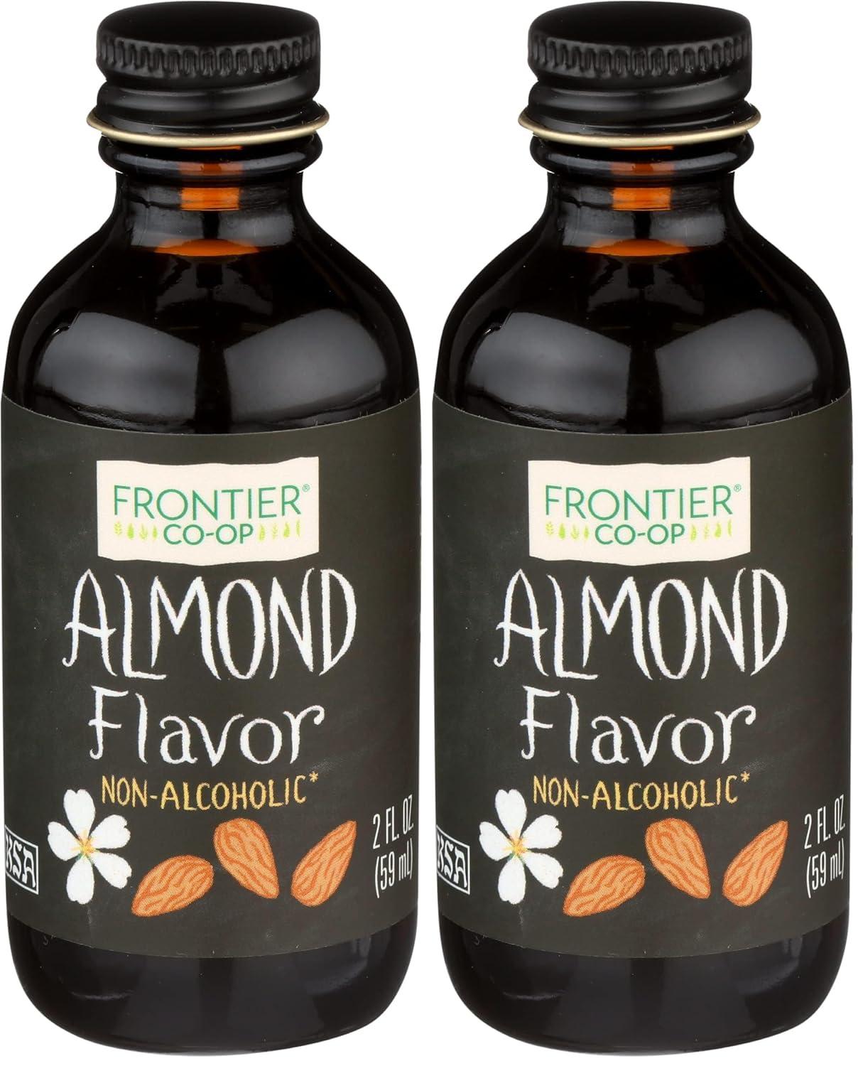 image:imageFrontier Coop Organic Peppermint Flavor 2 Ounce Glass Jar NonAlcoholic Great for Baking Coffee and MoreAlmond Flavor