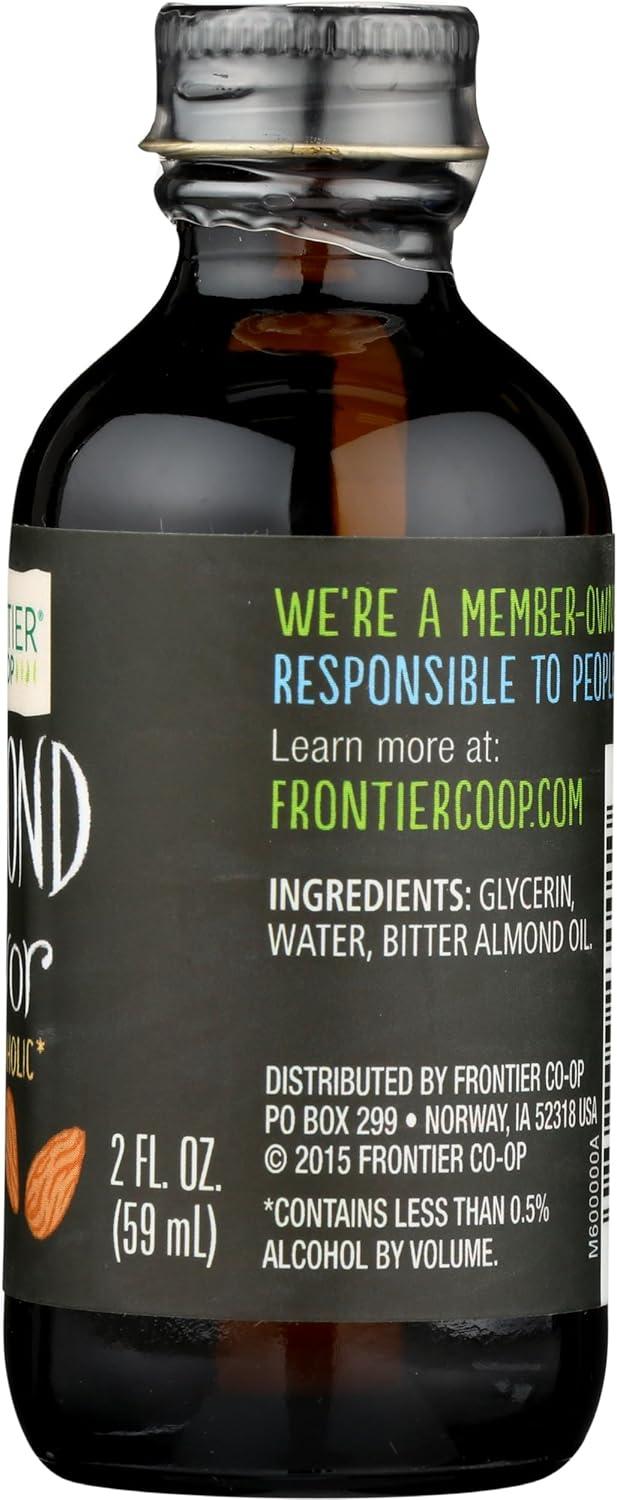 image:imageFrontier Coop Organic Peppermint Flavor 2 Ounce Glass Jar NonAlcoholic Great for Baking Coffee and MoreAlmond Flavor