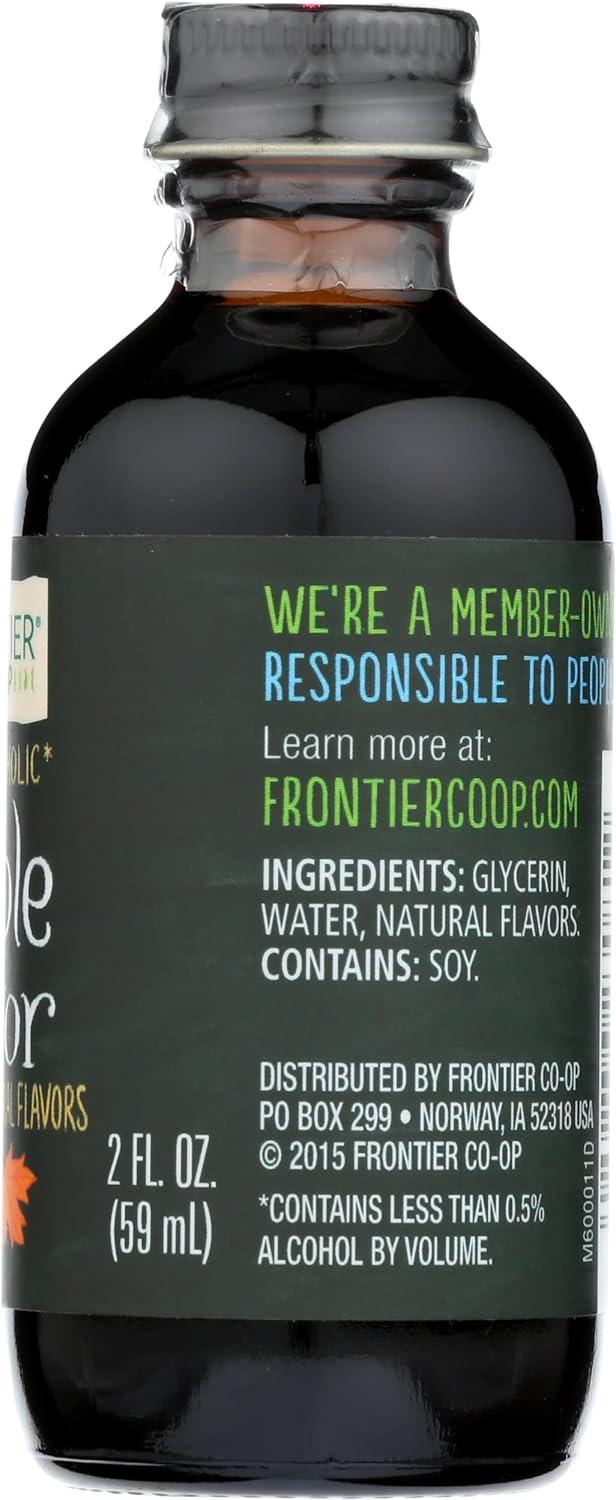 image:imageFrontier Coop Organic Peppermint Flavor 2 Ounce Glass Jar NonAlcoholic Great for Baking Coffee and MoreMaple Flavor