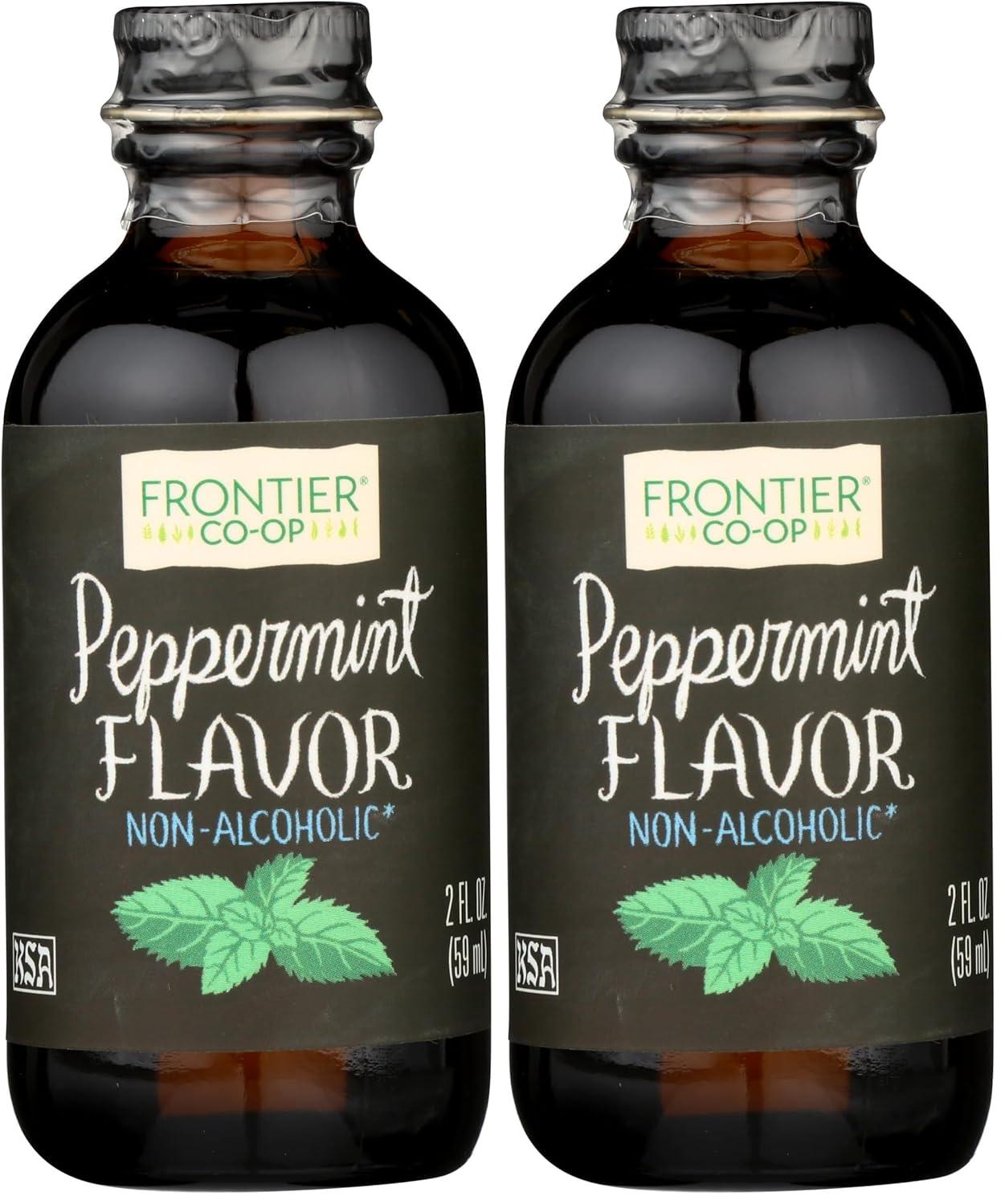 image:imageFrontier Coop Organic Peppermint Flavor 2 Ounce Glass Jar NonAlcoholic Great for Baking Coffee and MorePeppermint Flavor
