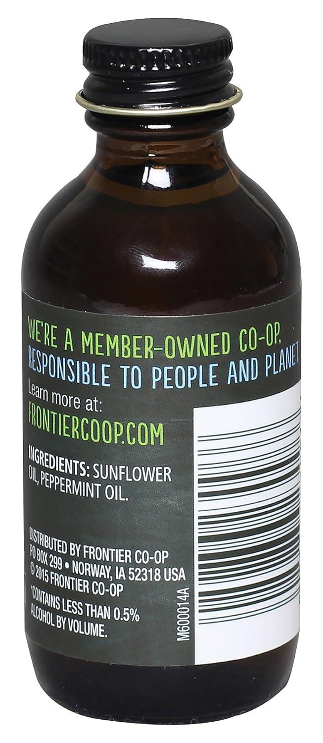 image:imageFrontier Coop Organic Peppermint Flavor 2 Ounce Glass Jar NonAlcoholic Great for Baking Coffee and MorePeppermint Flavor