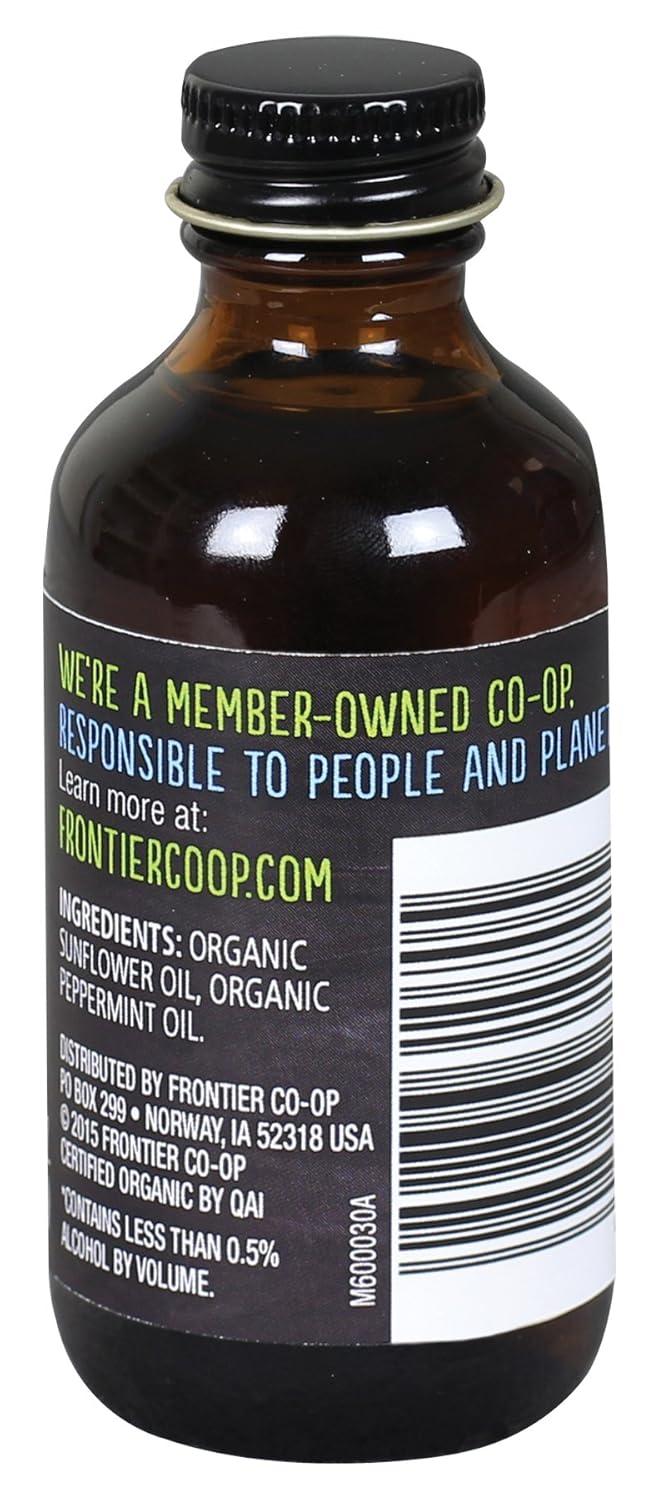 image:imageFrontier Coop Organic Peppermint Flavor 2 Ounce Glass Jar NonAlcoholic Great for Baking Coffee and MorePeppermint Flavor Organic