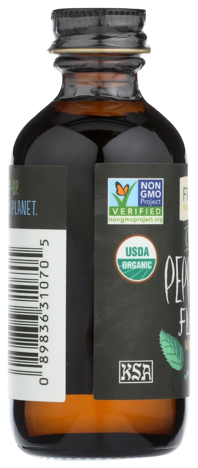 image:imageFrontier Coop Organic Peppermint Flavor 2 Ounce Glass Jar NonAlcoholic Great for Baking Coffee and MorePeppermint Flavor Organic