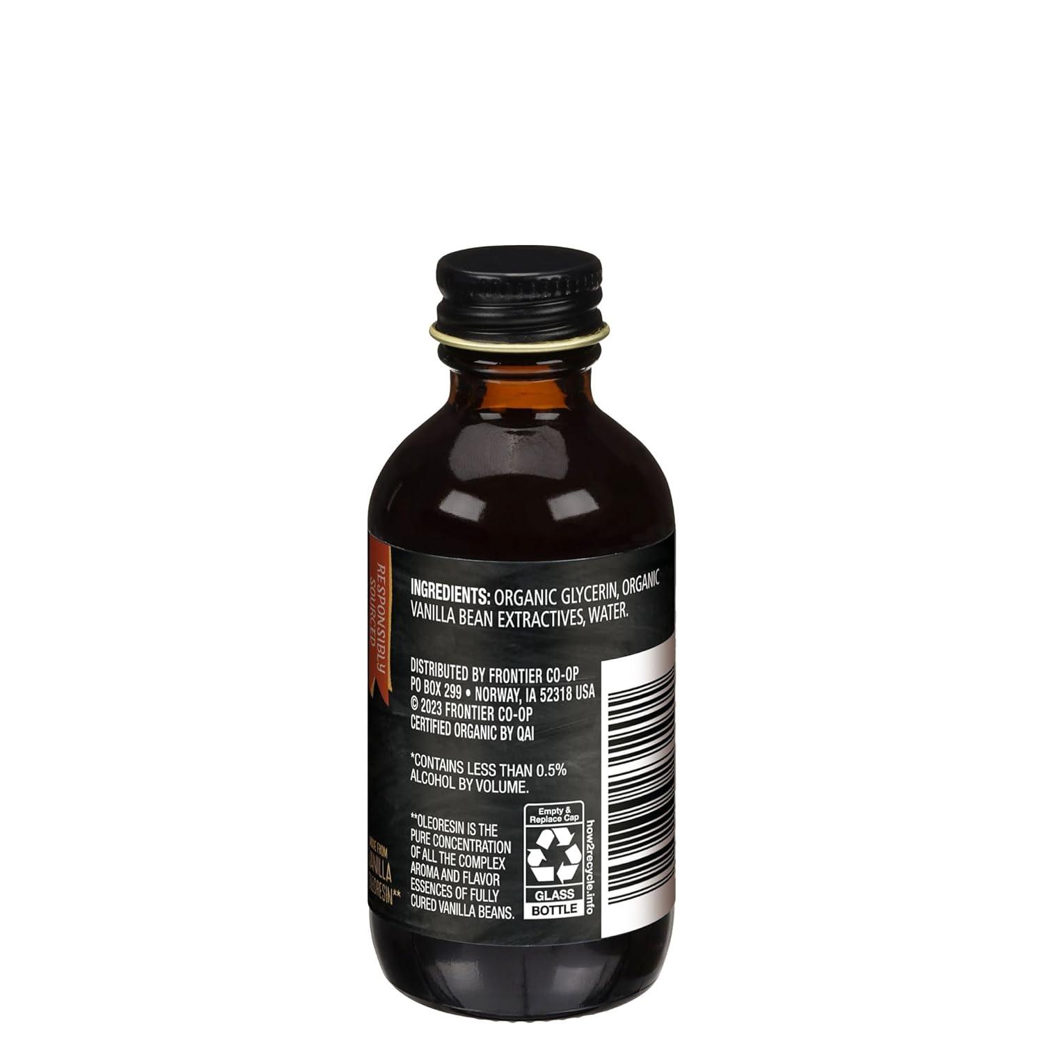image:imageFrontier Coop Organic Pure Vanilla Flavoring 2 fl oz For Baking Homemade Coffe Syrups and Beverages