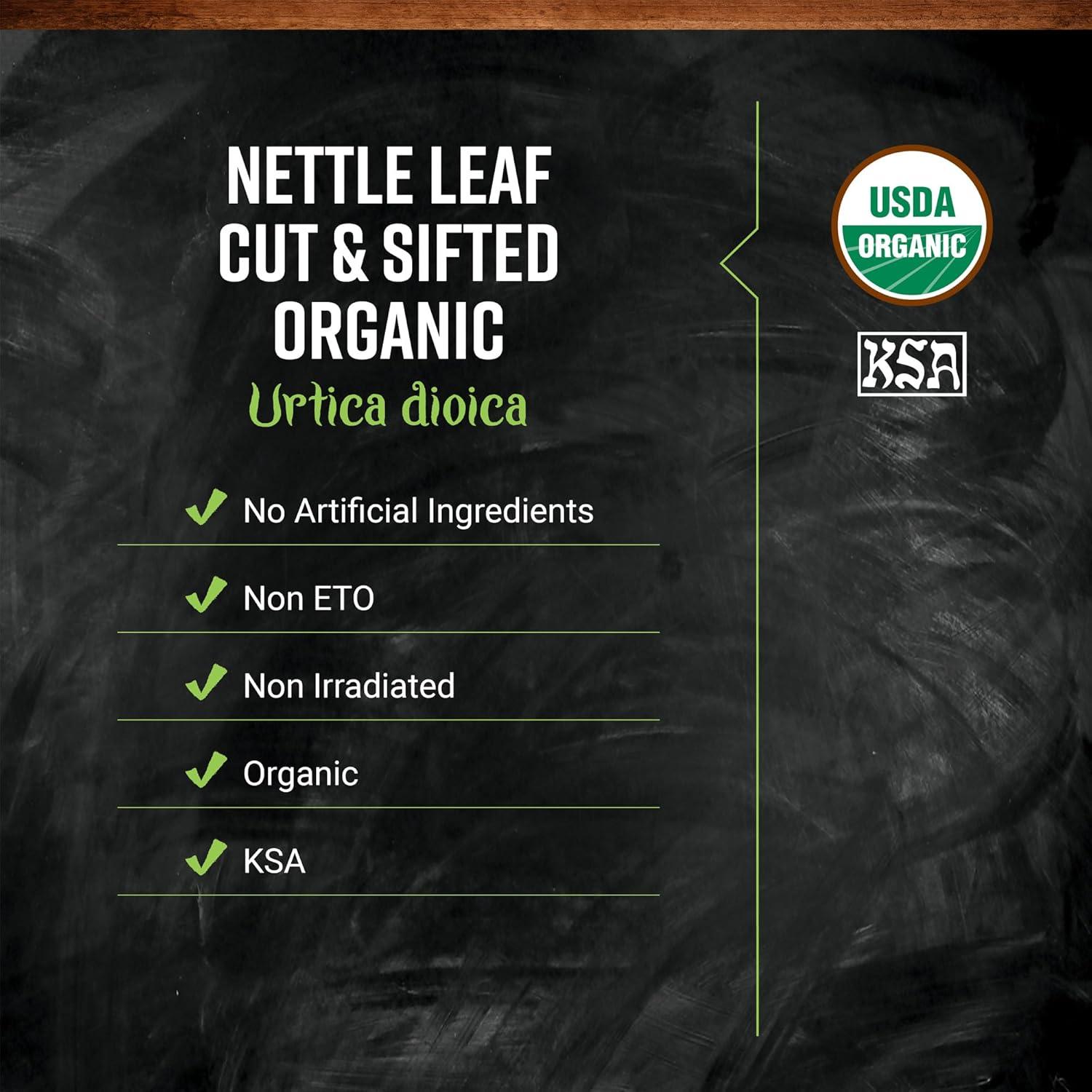 image:imageFrontier Coop Organic Stinging Nettle Leaf Cut and Sifted For Making Nettle Tea Kosher 16 Ounce Pack of 116 Ounce Pack of 1