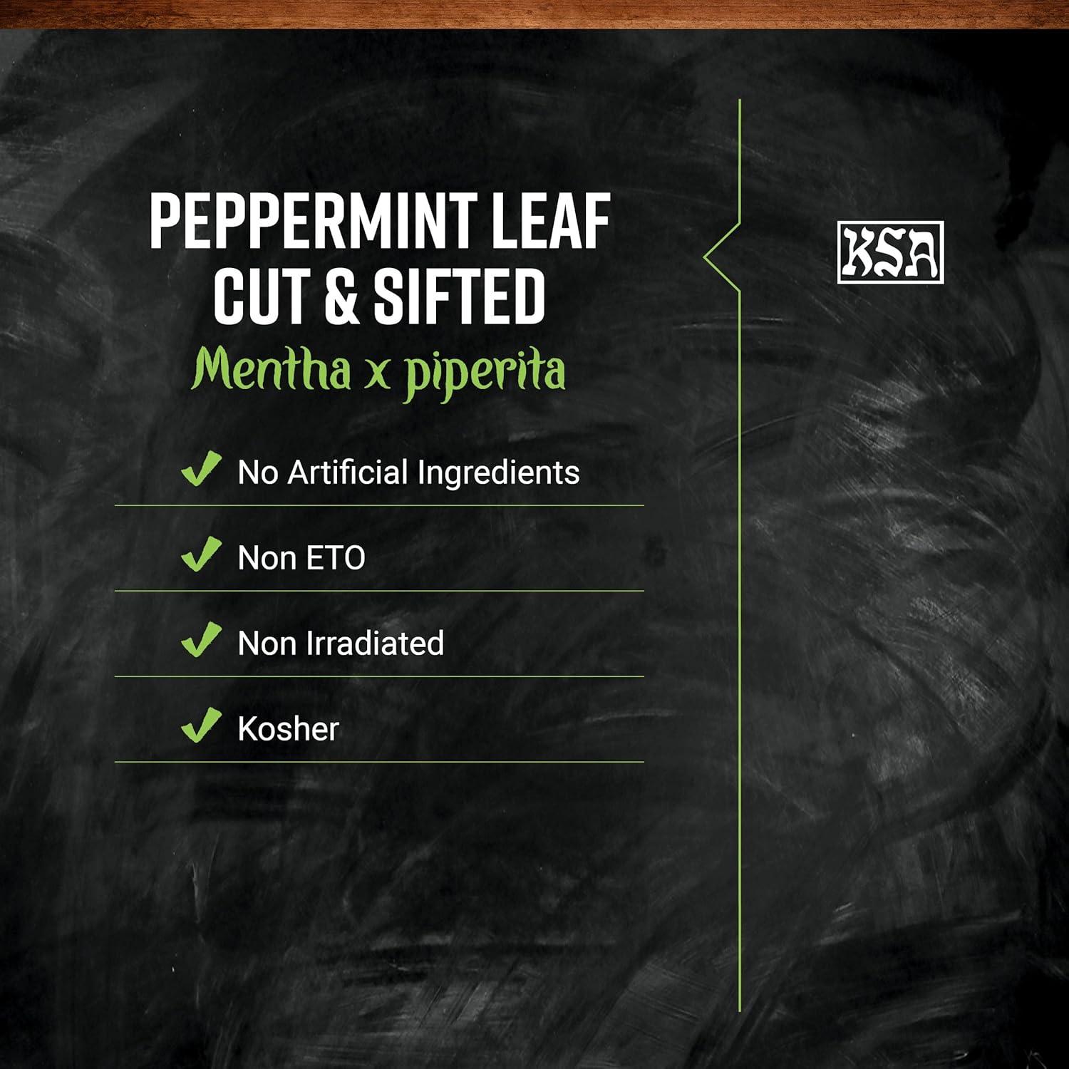 image:imageFrontier Coop Peppermint Leaf Cut and Sifted Leaves Kosher 16 Ounce Pack of 1