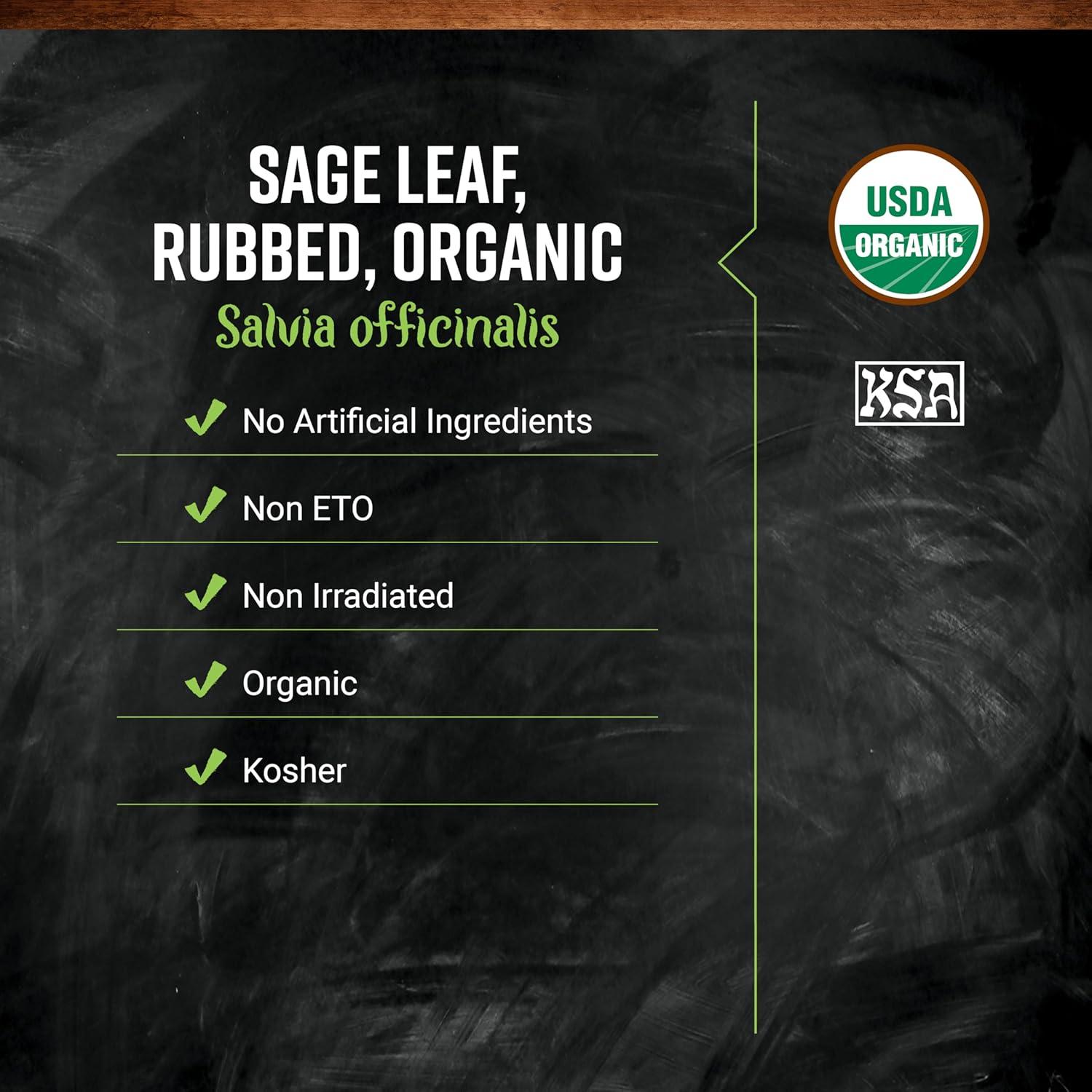 image:imageFrontier Coop Rubbed Sage Leaf 1Pound Sweet Earthy Flavor Hints of Mint Pair with Garlic amp Rosemary Kosher Organic
