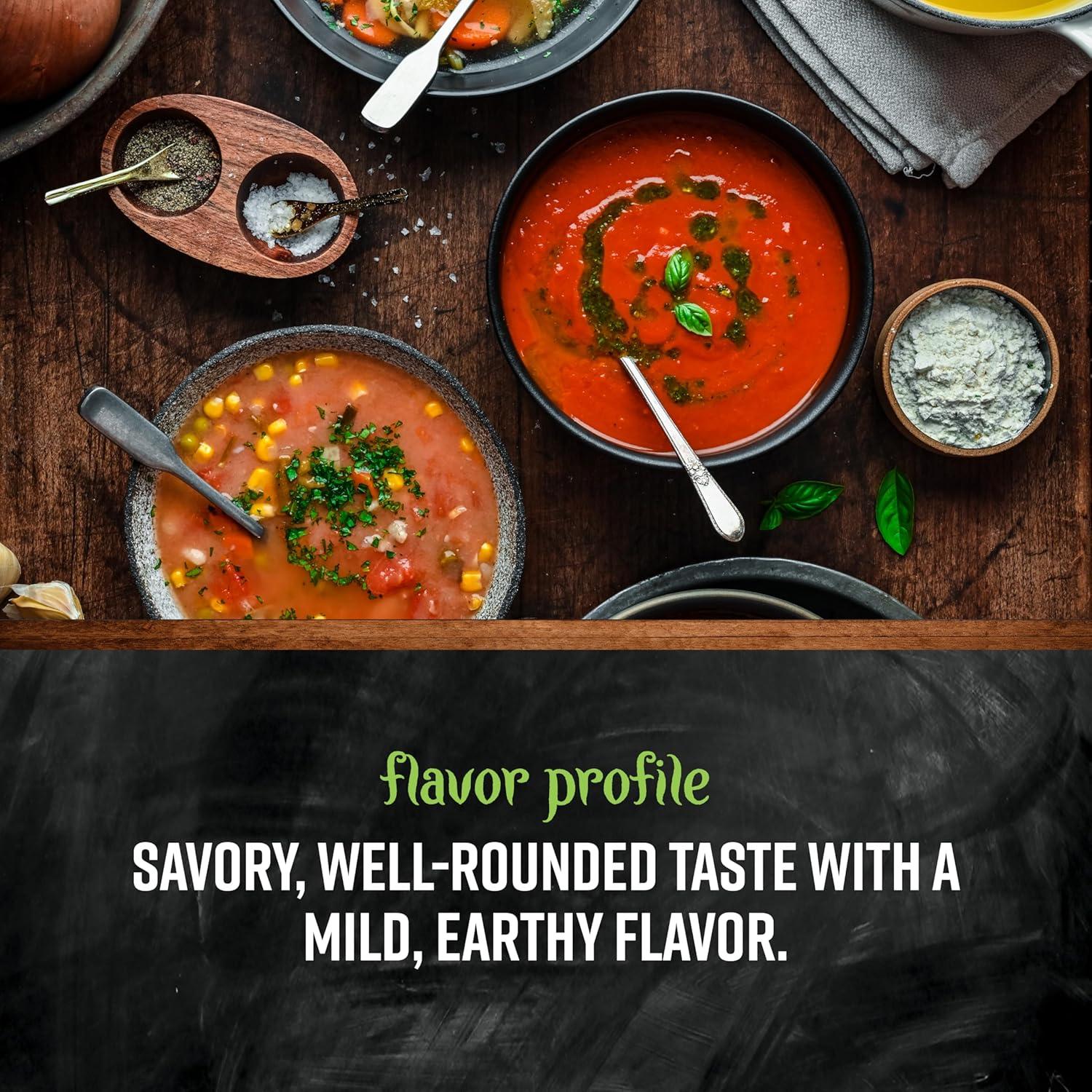 image:imageFrontier Coop Vegetable Flavored Broth Powder 1Pound Bulk Low Sodium Onion Garlic Carrot Basil Turmeric Celery SeedLow Sodium Vegetable Broth