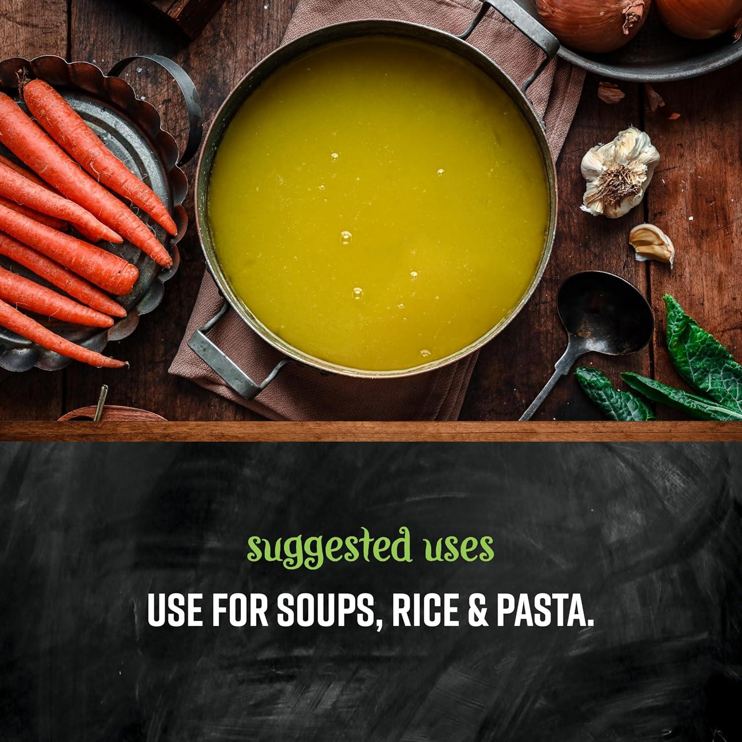 image:imageFrontier Coop Vegetable Flavored Broth Powder 1Pound Bulk Low Sodium Onion Garlic Carrot Basil Turmeric Celery SeedVegetable Broth