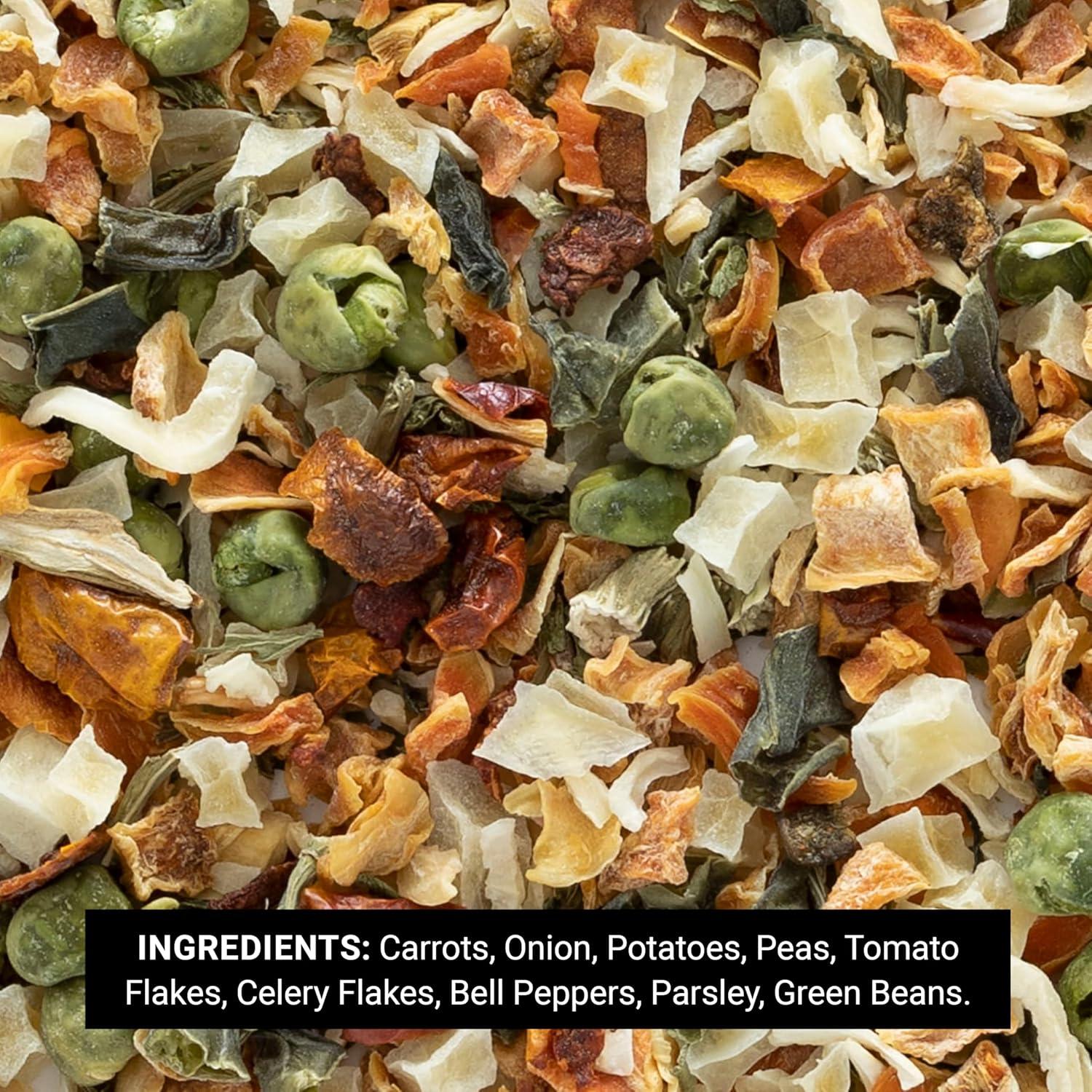 image:imageFrontier Coop Vegetable Flavored Broth Powder 1Pound Bulk Low Sodium Onion Garlic Carrot Basil Turmeric Celery SeedVegetable Soup