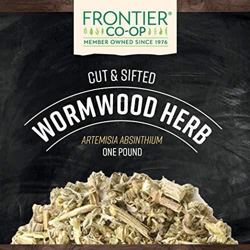 image:imageFrontier Coop Wormwood Herb Bulk Bag Cut amp Sifted Wormwood Tea and Herbal Uses Kosher 16 Ounce Pack of 1