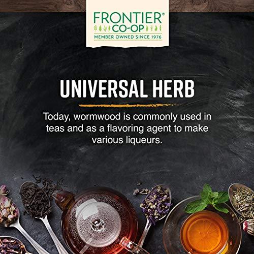 image:imageFrontier Coop Wormwood Herb Bulk Bag Cut amp Sifted Wormwood Tea and Herbal Uses Kosher 16 Ounce Pack of 1
