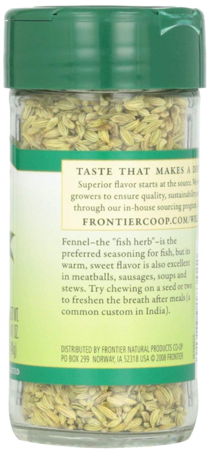 image:imageFrontier Culinary Spices Whole Fennel Seed 141Ounce Bottle141 Ounce Pack of 1