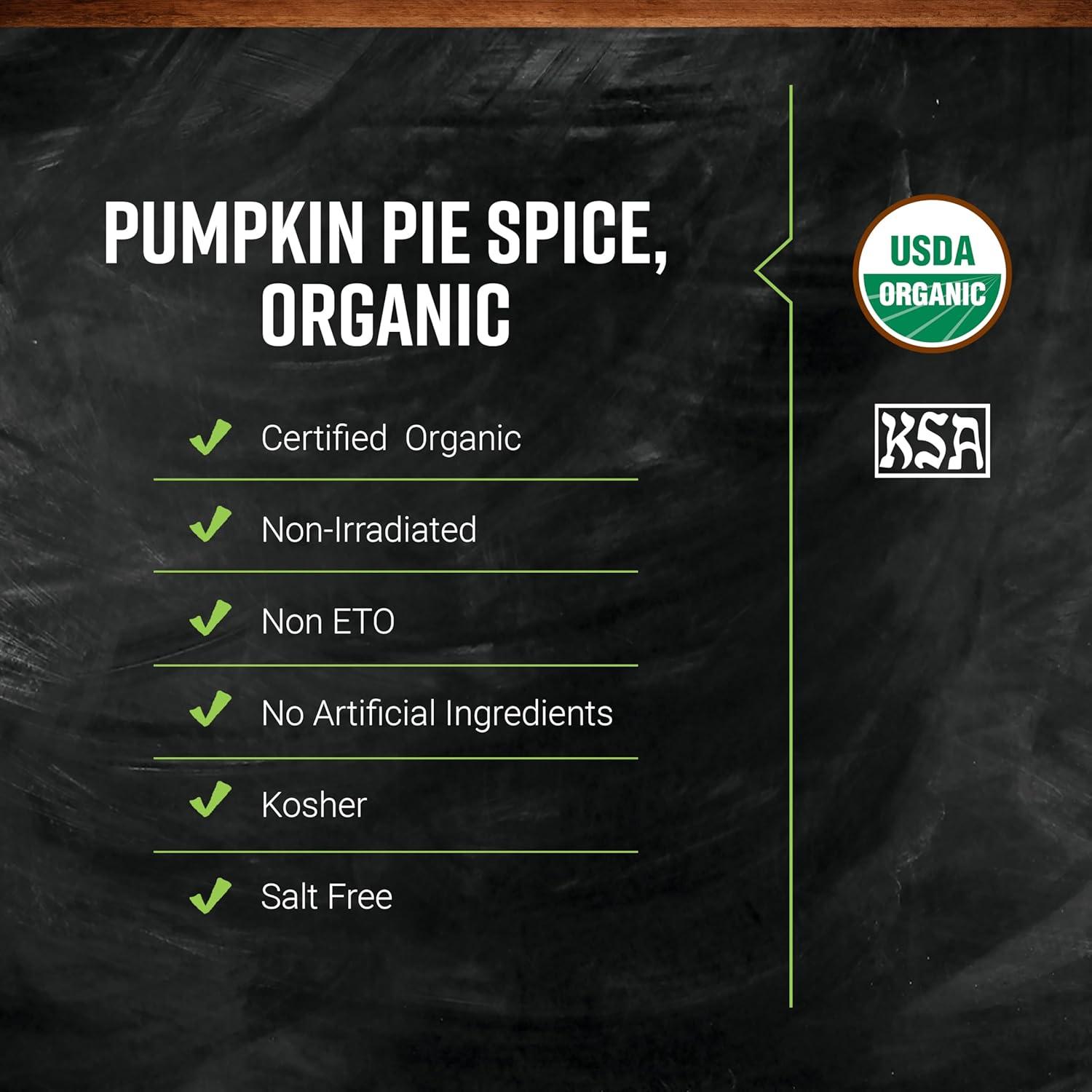 image:imageFrontier Organic Pumpkin Pie Spice 16Ounce Organic Nutmeg Cloves Ginger amp Cinnamon Enhances Tea Seasoning Kosher