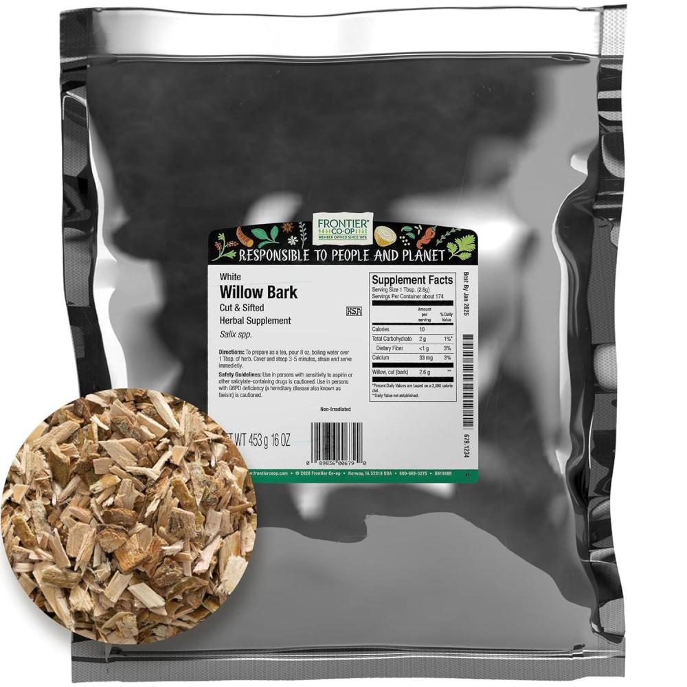 image:imageFRONTIER White Willow Bark Cut and Sifted