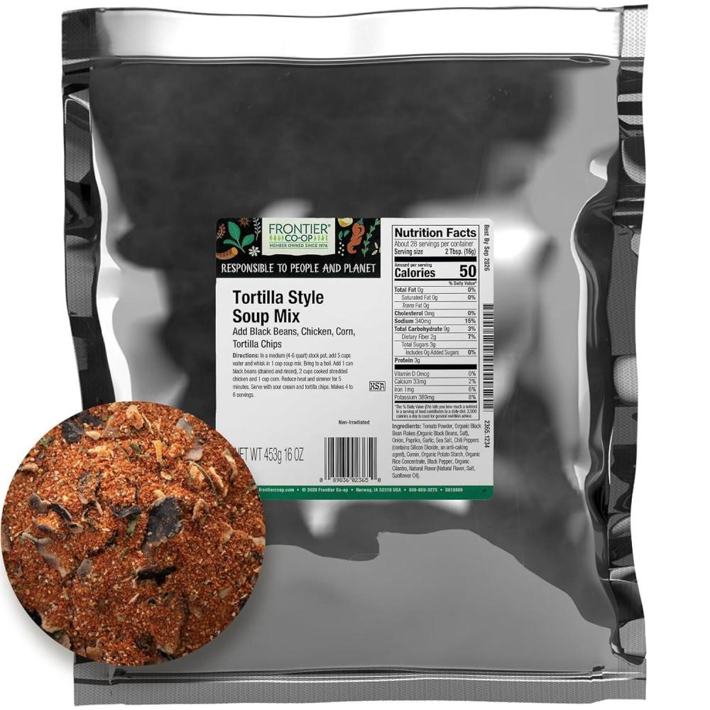 image:imageFrontier Coop Broccoli Cheddar Soup Mix 16 Oz Bulk BagTortilla Style Soup Mix