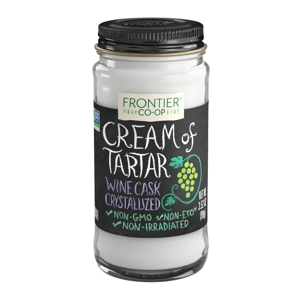 image:imageFrontier Coop Cream of Tartar 352Ounce Jar Wine Cask Crystallized Leavening Agent Distince Tangy Flavor