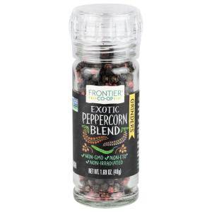 image:imageFrontier Coop Exotic Peppercorn Blend Grinder 169 oz  Gourmet Cubeb Grains of Paradise and Black and Pink Peppercorn MedleyExotic Peppercorn Blend