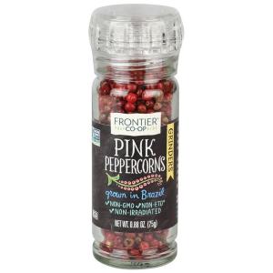 image:imageFrontier Coop Exotic Peppercorn Blend Grinder 169 oz  Gourmet Cubeb Grains of Paradise and Black and Pink Peppercorn MedleyPink Peppercorn  Grinder