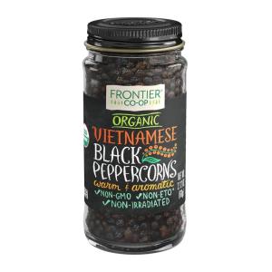 image:imageFrontier Coop Exotic Peppercorn Blend Grinder 169 oz  Gourmet Cubeb Grains of Paradise and Black and Pink Peppercorn MedleyVietnamese Black Peppercorn