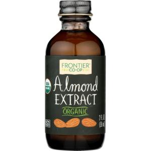 image:imageFrontier Coop Organic Almond Extract 4 Ounce Glass Jar Warm Sugarfree Vegan Flavor for Desserts Coffee and SmoothiesAlmond