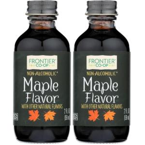 image:imageFrontier Coop Organic Peppermint Flavor 2 Ounce Glass Jar NonAlcoholic Great for Baking Coffee and MoreMaple