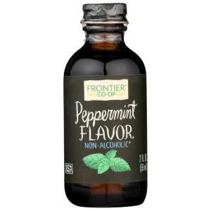 image:imageFrontier Coop Organic Peppermint Flavor 2 Ounce Glass Jar NonAlcoholic Great for Baking Coffee and MorePeppermint Flavor