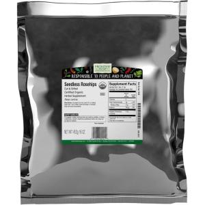 image:imageFrontier Coop Organic Seedless Rosehips Cut and Sifted  100 Natural Dried Rose Hips for Rosehip Tea Organic Powder Oil  Kosher  16 Ounce Pack of 1Tangy Organic