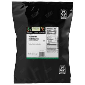 image:imageFrontier Coop Vegetable Flavored Broth Powder 1Pound Bulk Low Sodium Onion Garlic Carrot Basil Turmeric Celery SeedNoBeef Broth